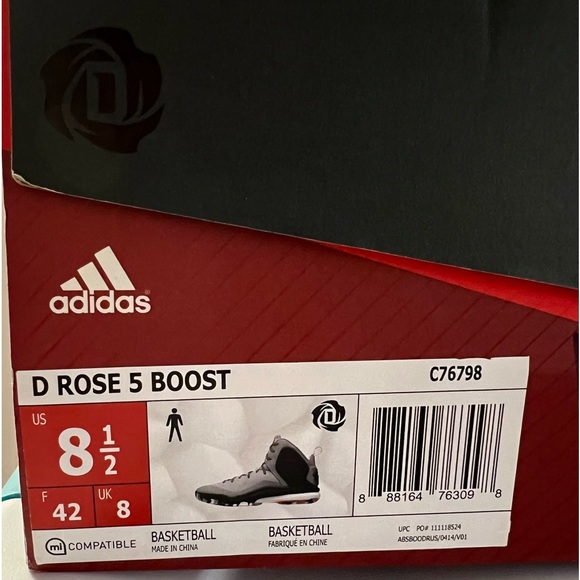 Adidas D Rose 5 Boost (M8.5/W10) - Picture 5 of 5